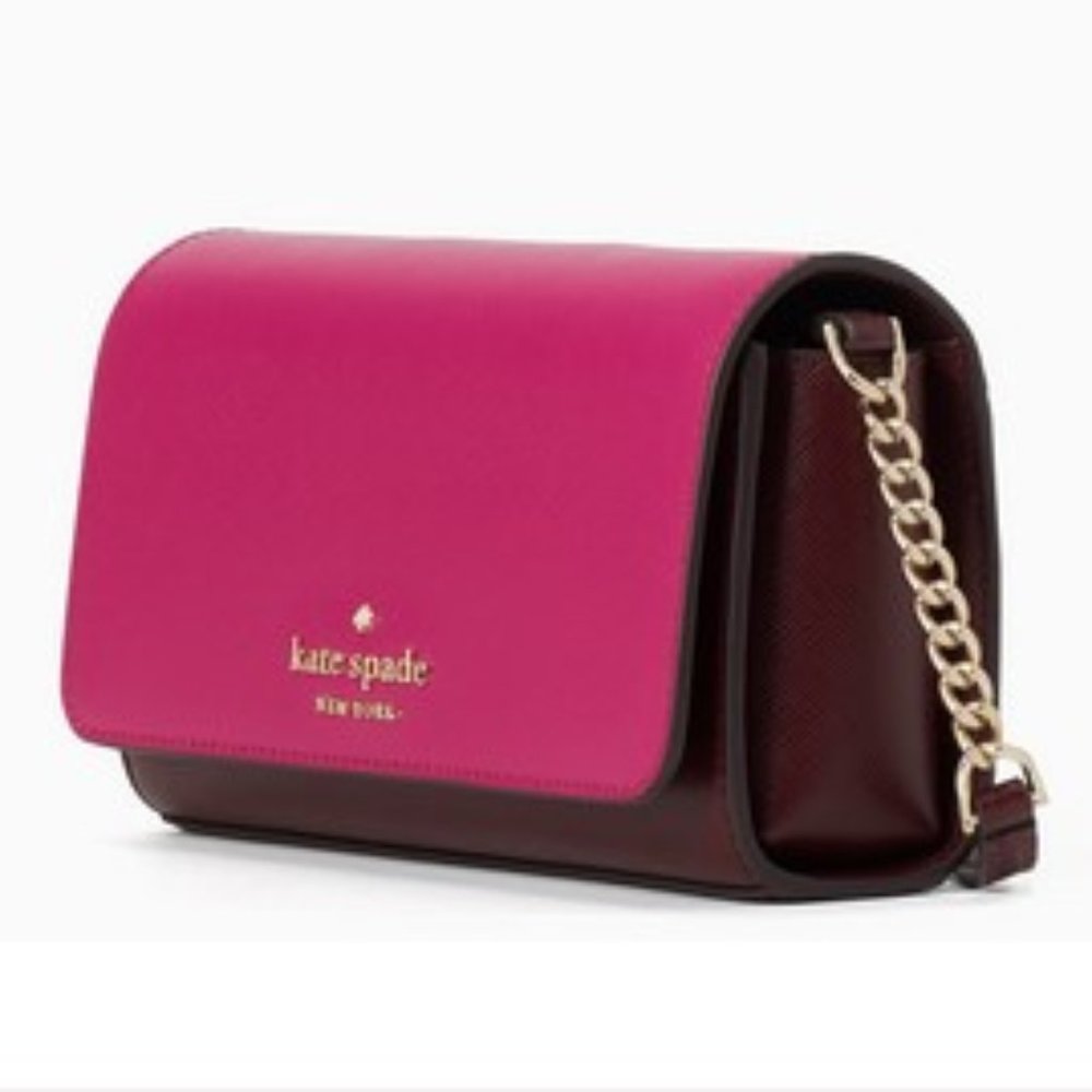 Kate Spade Staci Small Flap Crossbody Pink Multi